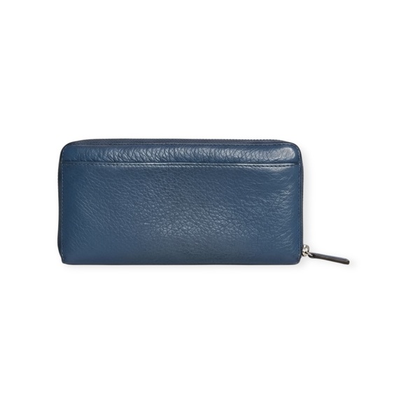 kate spade Neda Grey Street Continental Zip Around Wallet Card Slots Slate - Picture 2 of 16